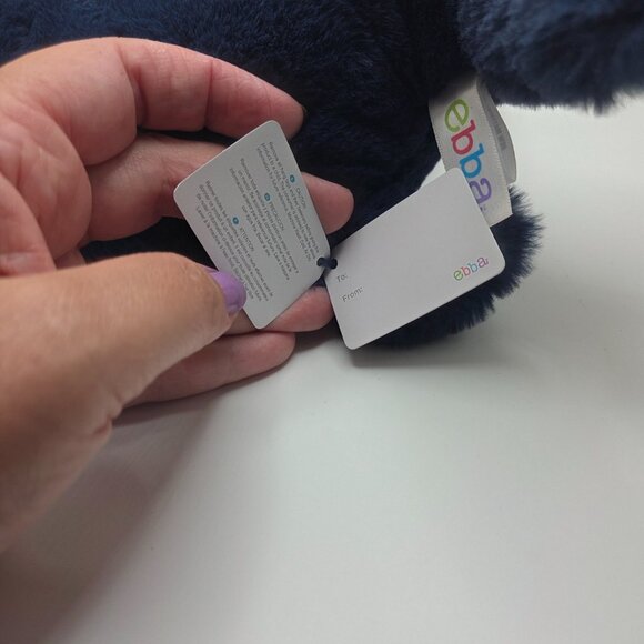 NWT 9" Walrus Colorful Baby Stuffed Animal - ebba - Splasheez - Picture 6 of 10